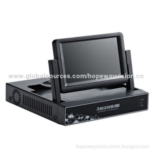 720P NVR with Built-in LCD Screen, 8CH Cloud Technology Onvif, 3G Wi-Fi